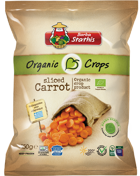 Sliced Sliced Carrots- "Organic Crops"