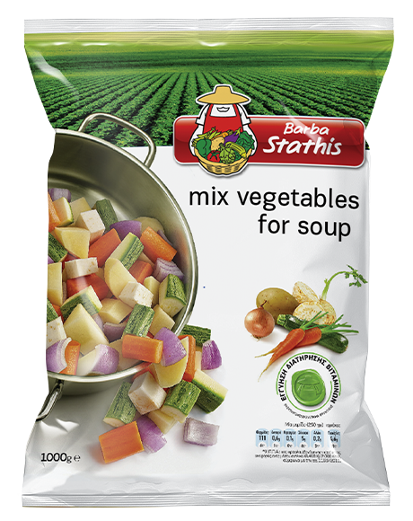 Mixed vegetables soup BARBA STATHIS