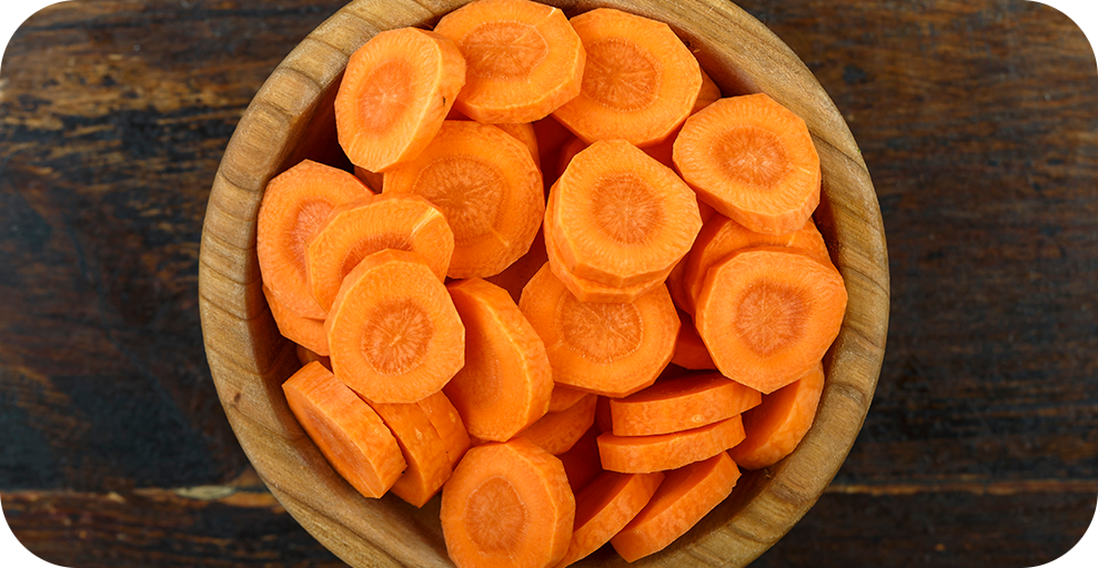 Sliced Carrots- "Organic Crops"