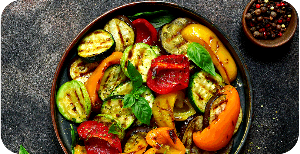 Grilled vegetables